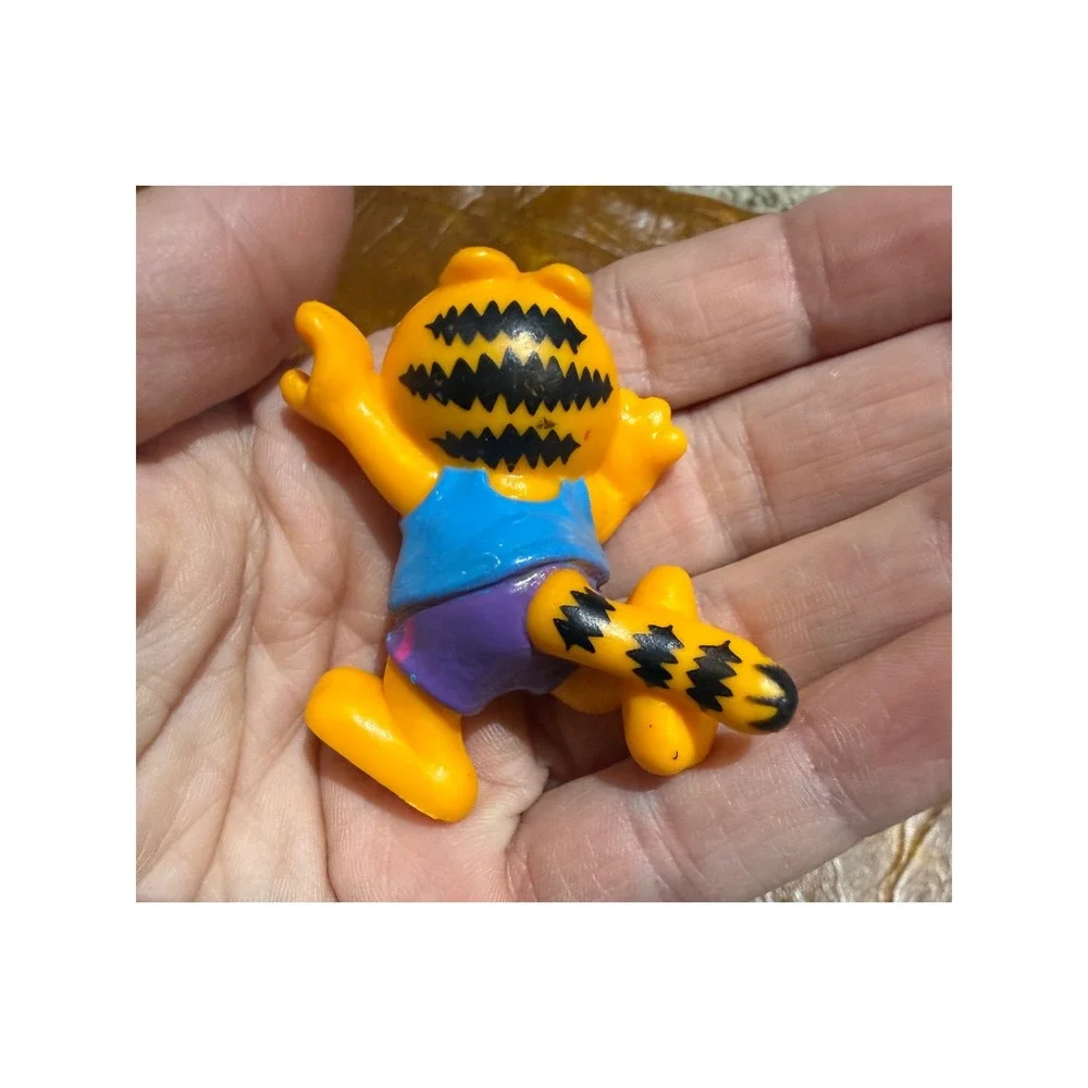 2 Vintage 1978 1981 Garfield PVC Mini Figure‎ Lot of 2 United Feat